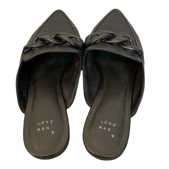 A New Day Black Flats Size 9 - Picture 4 of 7